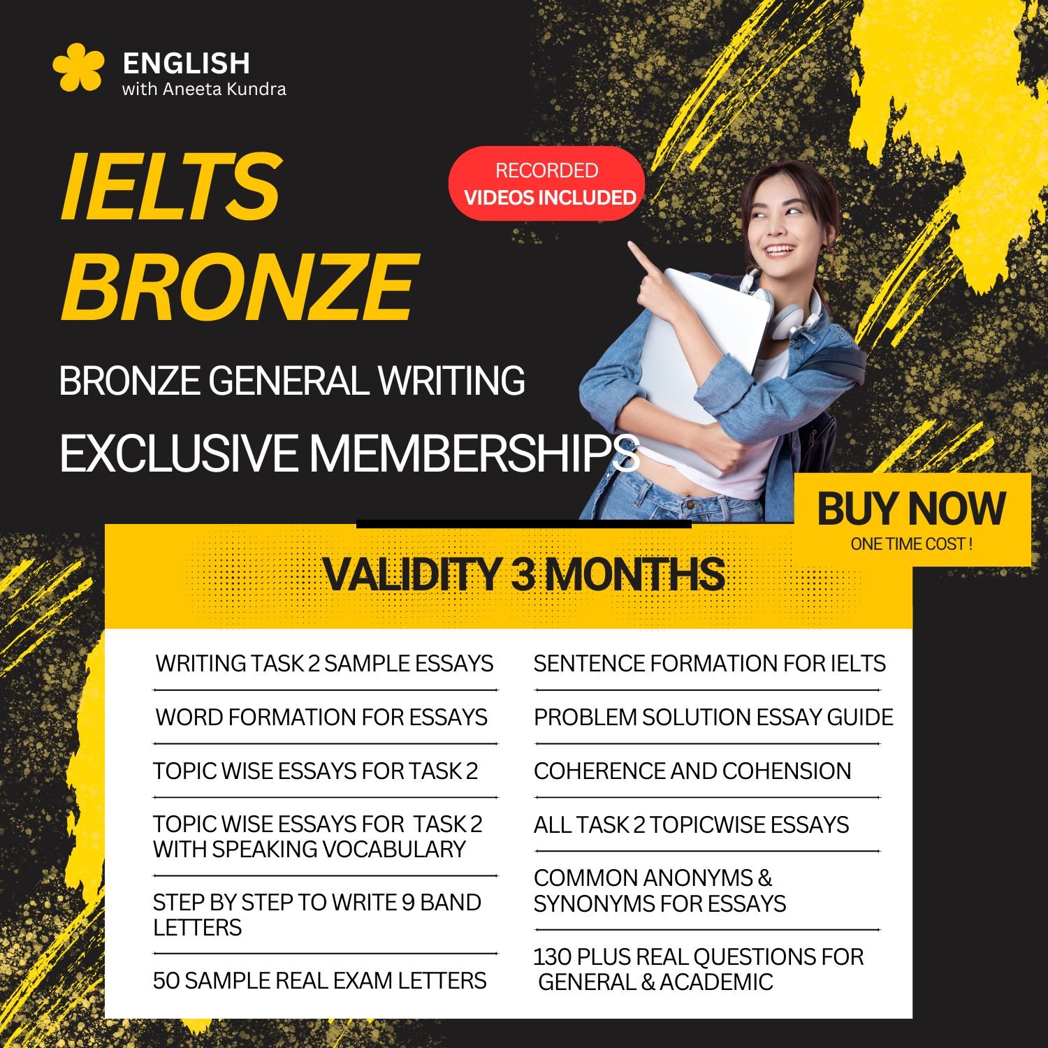 Bronze General Writing